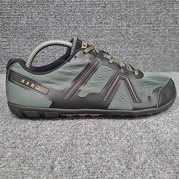 Xero Mesa Trail Minimalist Barefoot Running Shoes Men\'s Sz 9‎ Green Black main image 8
